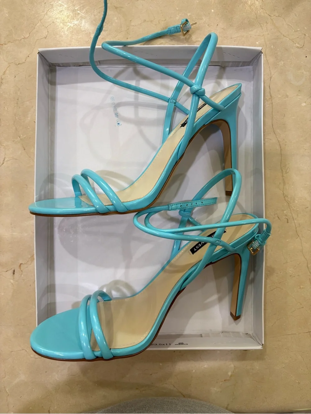 Nine West Women's Strappy Sandals in Turquoise